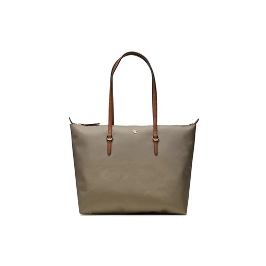 Lauren Ralph Lauren Torebka 431916737003 Brązowy ze sklepu MODIVO w kategorii Torby Shopper bag - zdjęcie 168423294