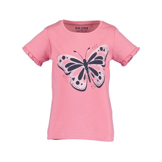 Blue Seven T-Shirt 702274 X Różowy Regular Fit ze sklepu MODIVO w kategorii Bluzki dziewczęce - zdjęcie 168423521