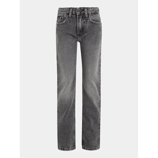 Calvin Klein Jeans Jeansy Visual IB0IB01777 Szary Slim Fit 10Y MODIVO okazyjna cena