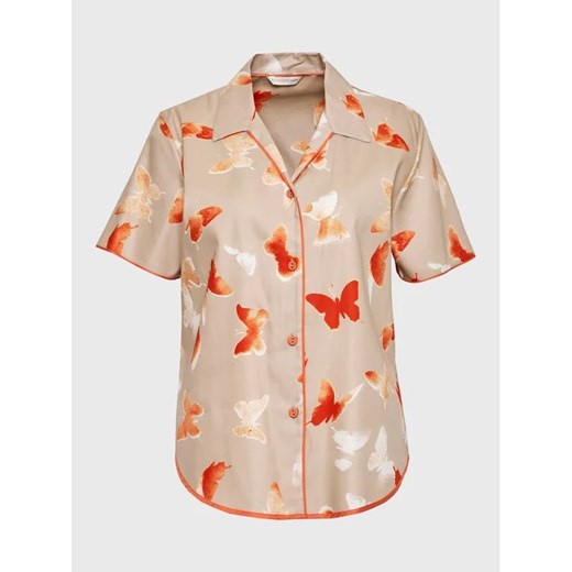 Cyberjammies Koszulka piżamowa 9588 Beżowy Regular Fit ze sklepu MODIVO w kategorii Piżamy damskie - zdjęcie 168423544