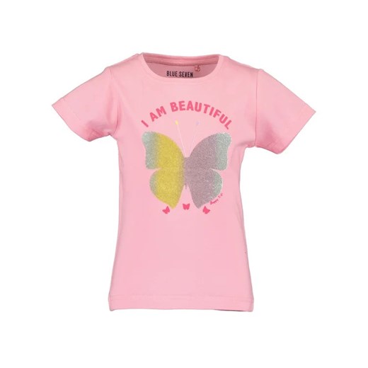 Blue Seven T-Shirt 702282 X Różowy Regular Fit ze sklepu MODIVO w kategorii Bluzki dziewczęce - zdjęcie 168423853