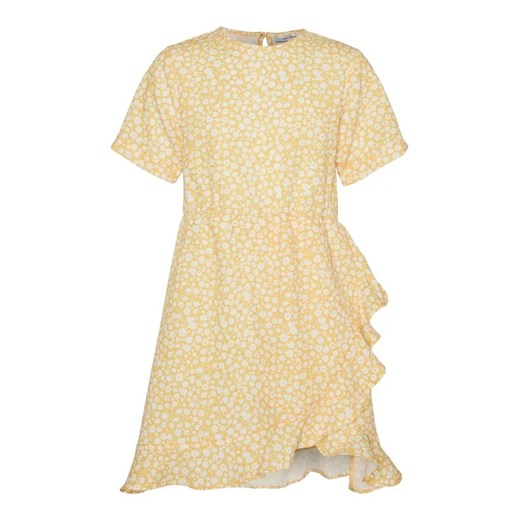 Vero Moda Girl Sukienka 10287397 Żółty Regular Fit Vero Moda Girl 128 MODIVO