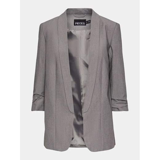 Pieces Marynarka Bosella 17090996 Szary Regular Fit Pieces XL MODIVO