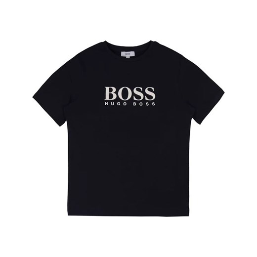 Boss T-Shirt J25P13 S Granatowy Regular Fit ze sklepu MODIVO w kategorii T-shirty chłopięce - zdjęcie 168427071