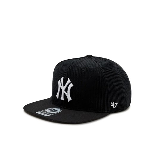 47 Brand Czapka z daszkiem MLB New York Yankees Thick Cord TT 47 B-THCCP17EWP-BK Czarny ze sklepu MODIVO w kategorii Czapki z daszkiem męskie - zdjęcie 168427472