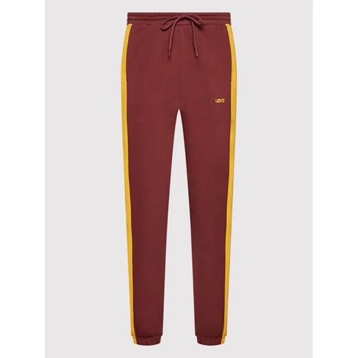 Levi's® Spodnie dresowe A3310-0001 Bordowy Relaxed Fit S okazyjna cena MODIVO