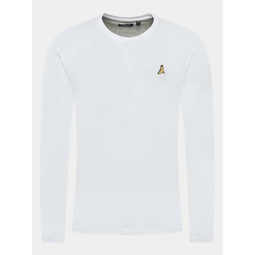 Brave Soul Longsleeve MLT-69FRANZD Biały Regular Fit ze sklepu MODIVO w kategorii T-shirty męskie - zdjęcie 168428270