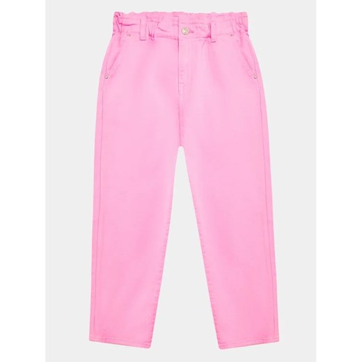 Guess Jeansy J3GB12 D4WG1 Różowy Relaxed Fit ze sklepu MODIVO w kategorii Spodnie dziewczęce - zdjęcie 168428480