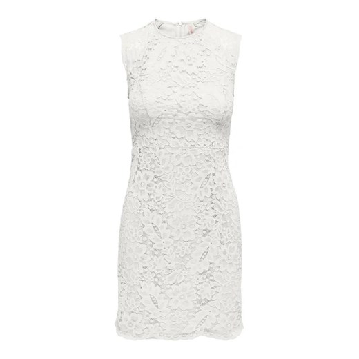 ONLY Sukienka codzienna 15300707 Biały Tight Fit ze sklepu MODIVO w kategorii Sukienki - zdjęcie 168428872