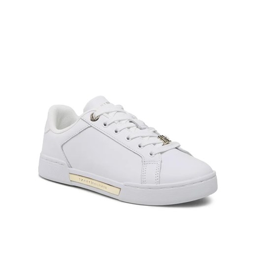 Tommy Hilfiger Sneakersy Court Sneaker With Lace Hardware FW0FW06908 Biały Tommy Hilfiger 37 MODIVO
