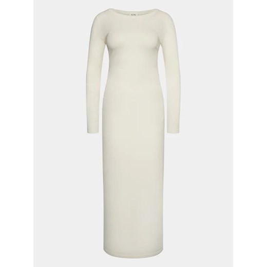 American Vintage Sukienka codzienna Gamipy GAMI14AE24 Biały Regular Fit ze sklepu MODIVO w kategorii Sukienki - zdjęcie 168431581