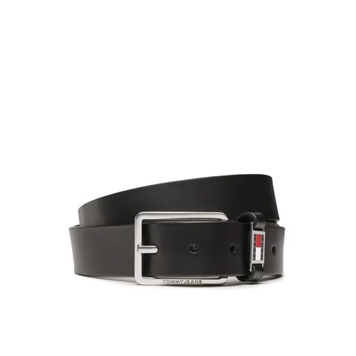 Tommy Jeans Pasek Męski Scanton Belt 3.5 AM0AM10626 Czarny ze sklepu MODIVO w kategorii Paski męskie - zdjęcie 168432112