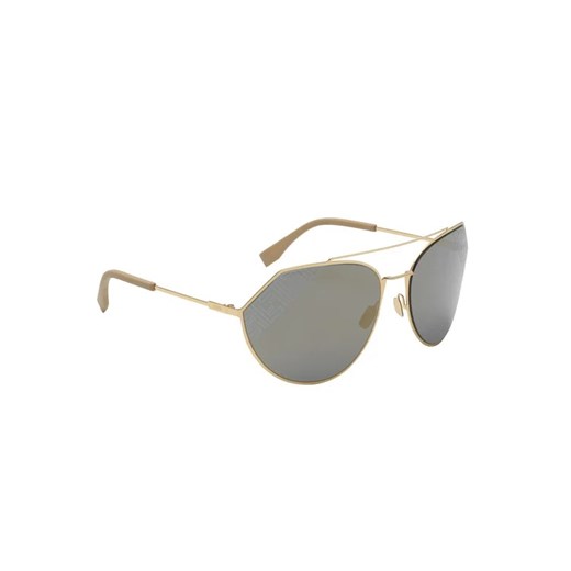 Fendi Okulary przeciwsłoneczne FF M0074/S Złoty ze sklepu MODIVO w kategorii Okulary przeciwsłoneczne damskie - zdjęcie 168432432