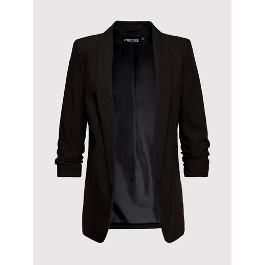Pieces Marynarka Boss 17090996 Czarny Regular Fit Pieces XS MODIVO