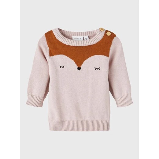 NAME IT Sweter 13207072 Różowy Regular Fit ze sklepu MODIVO w kategorii Bluzy i swetry - zdjęcie 168432694