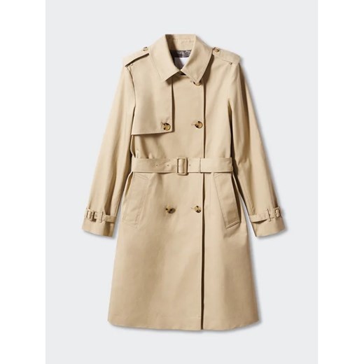 Mango Trencz Polana 57023725 Beżowy Regular Fit Mango M wyprzedaż MODIVO