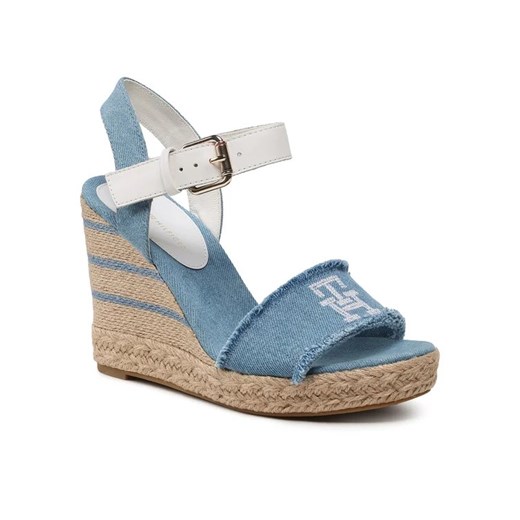Tommy Hilfiger Espadryle Wedge Sandal FW0FW07079 Niebieski Tommy Hilfiger 41 MODIVO