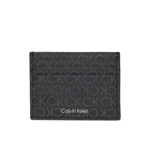 Calvin Klein Etui na karty kredytowe Rubberized Cardholder 6Cc K50K511256 Czarny ze sklepu MODIVO w kategorii Etui - zdjęcie 168433552