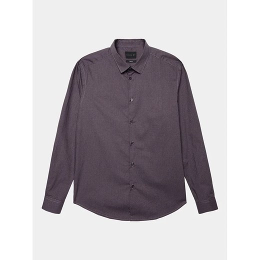 Sisley Koszula 5PFRSQ02D Fioletowy Regular Fit Sisley XXL okazja MODIVO