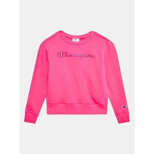 Champion Bluza 404628 Różowy Regular Fit ze sklepu MODIVO w kategorii Bluzy dziewczęce - zdjęcie 168434563