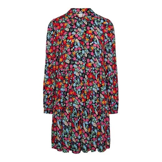 YAS Sukienka koszulowa 26030717 Kolorowy Regular Fit Yas XL promocja MODIVO