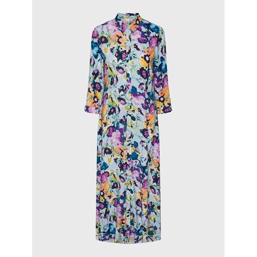 YAS Sukienka koszulowa Savanna 26022663 Niebieski Loose Fit Yas S MODIVO