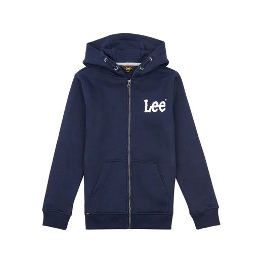 Lee Bluza LEE0009 Granatowy Regular Fit ze sklepu MODIVO w kategorii Bluzy chłopięce - zdjęcie 168436600
