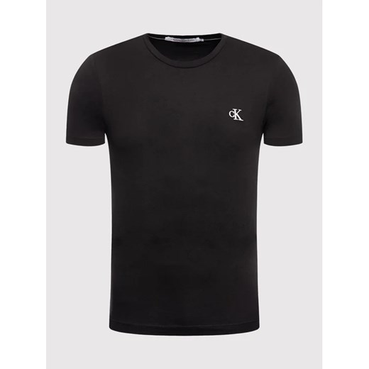 Calvin Klein Jeans T-Shirt Tee Shirt Essential J30J314544 Czarny Slim Fit S MODIVO
