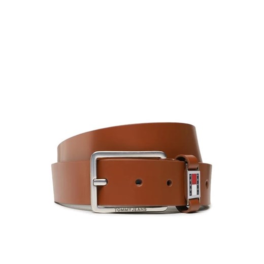 Tommy Jeans Pasek Męski Tjm Scanton Belt 3.5 AM0AM10626 Brązowy ze sklepu MODIVO w kategorii Paski męskie - zdjęcie 168437564