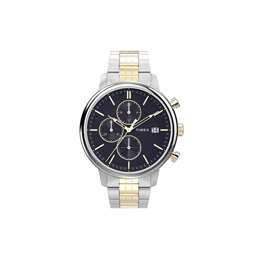 Timex Zegarek Chicago Chronograf TW2W13300 Srebrny ze sklepu MODIVO w kategorii Zegarki - zdjęcie 168437930