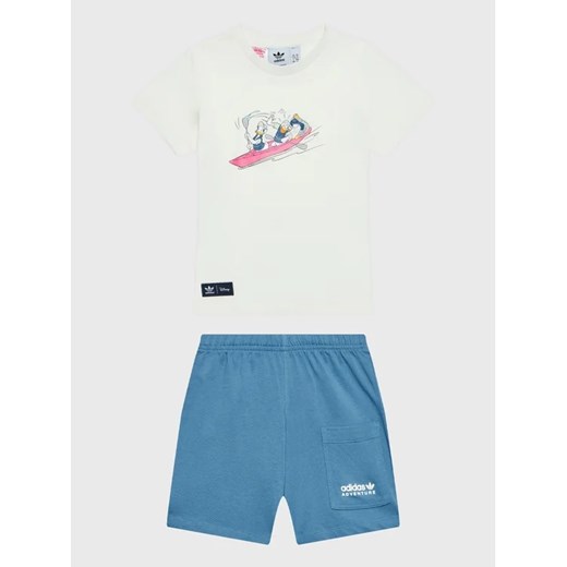 adidas Komplet t-shirt i szorty sportowe Disney Mickey And Friends HK9780 Kolorowy Regular Fit ze sklepu MODIVO w kategorii Komplety chłopięce - zdjęcie 168438012