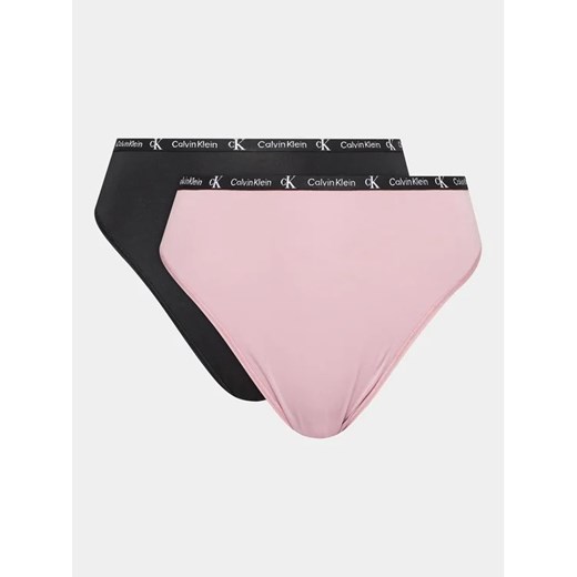 Calvin Klein Underwear Komplet 2 par fig brazylijskich 000QD5037E Kolorowy ze sklepu MODIVO w kategorii Majtki damskie - zdjęcie 168439432