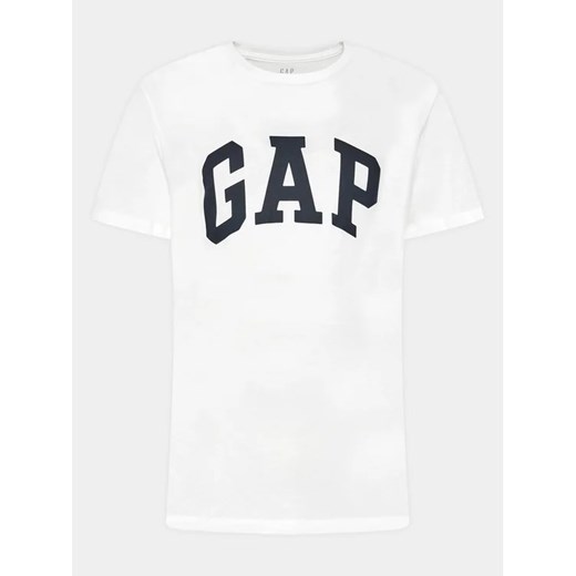 Gap T-Shirt 550338-06 Biały Regular Fit ze sklepu MODIVO w kategorii T-shirty męskie - zdjęcie 168439864