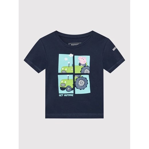 Regatta T-Shirt Peppa RKT126 Granatowy Regular Fit Regatta 48_60M MODIVO