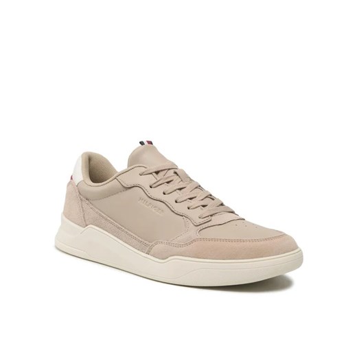 Tommy Hilfiger Sneakersy Elevated Cupsole Leather Mix FM0FM04358 Beżowy Tommy Hilfiger 44 MODIVO