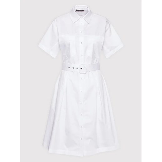Guess Sukienka koszulowa Selene W2GK84 WDXM0 Biały Regular Fit Guess L promocja MODIVO