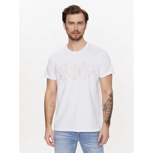 Guess T-Shirt M3GI15 K8FQ4 Biały Regular Fit ze sklepu MODIVO w kategorii T-shirty męskie - zdjęcie 168441822