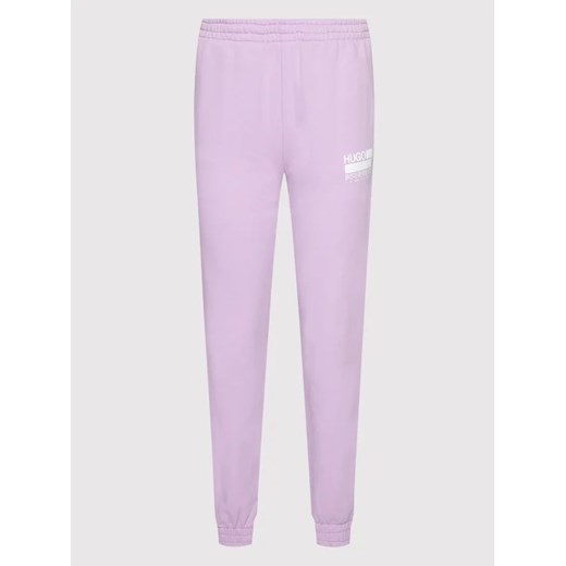 Hugo Spodnie dresowe Najogger 50456018 Fioletowy Regular Fit S MODIVO okazja