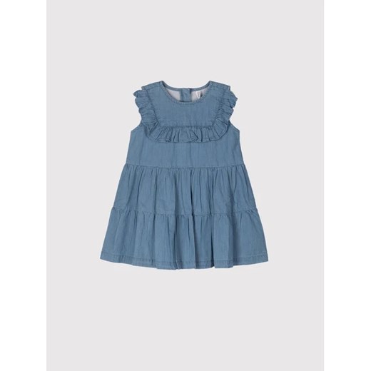 Coccodrillo Sukienka codzienna WC2128301IAM Niebieski Regular Fit ze sklepu MODIVO w kategorii Sukienki niemowlęce - zdjęcie 168442742