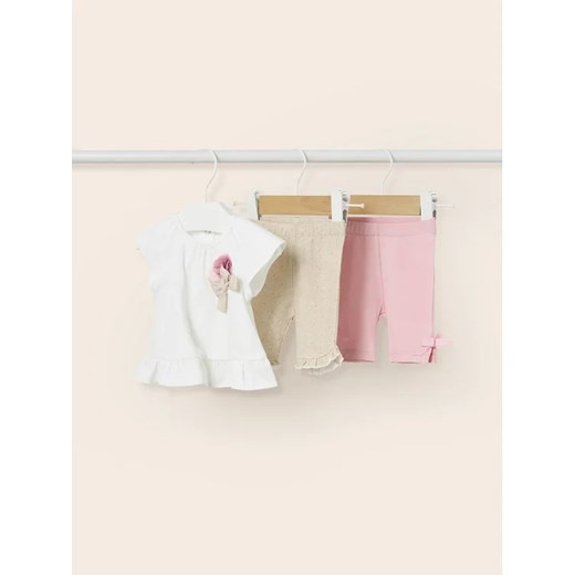Mayoral Komplet 2 par legginsów i bluzka 1763 Kolorowy Regular Fit ze sklepu MODIVO w kategorii Komplety niemowlęce - zdjęcie 168442764