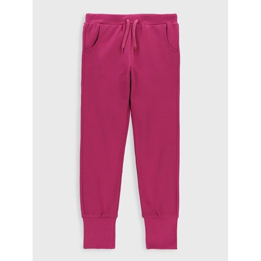 Coccodrillo Spodnie dresowe ZC2120101EMJ Różowy Regular Fit ze sklepu MODIVO w kategorii Spodnie dziewczęce - zdjęcie 168442830