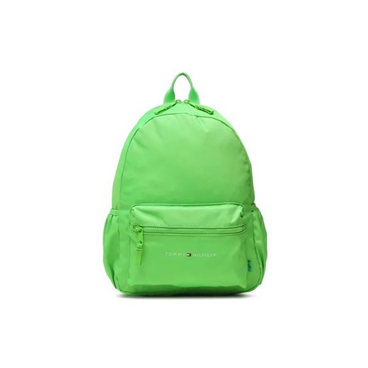 Tommy Hilfiger Plecak Th Essential Bakcpack AU0AU01616 Zielony ze sklepu MODIVO w kategorii Plecaki dla dzieci - zdjęcie 168442982