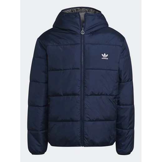 adidas Kurtka puchowa HM2462 Granatowy Relaxed Fit L wyprzedaż MODIVO