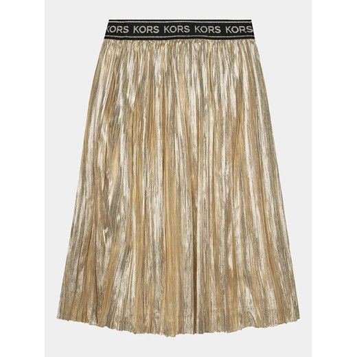 MICHAEL KORS KIDS Spódnica plisowana R13128 Złoty Regular Fit ze sklepu MODIVO w kategorii Spódnice dziewczęce - zdjęcie 168443161