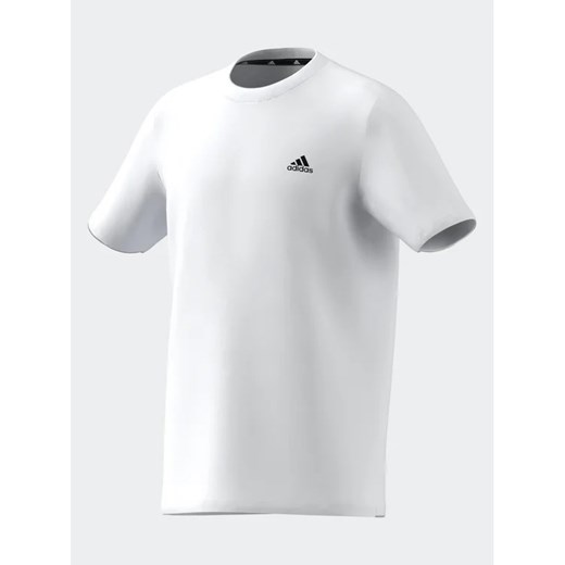 adidas T-Shirt Essentials Small Logo Cotton T-Shirt IB4093 Biały Regular Fit ze sklepu MODIVO w kategorii T-shirty chłopięce - zdjęcie 168443730