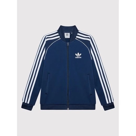 adidas Bluza adicolor Sst Track HK0298 Granatowy Regular Fit 10_11Y MODIVO