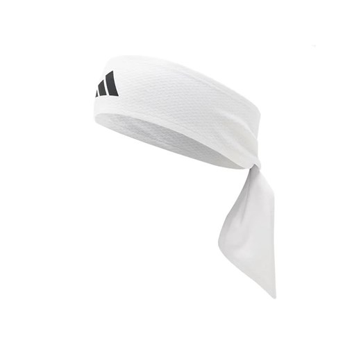 adidas Opaska materiałowa Aeroready Tennis HT3907 Biały ze sklepu MODIVO w kategorii Czapki męskie - zdjęcie 168443864