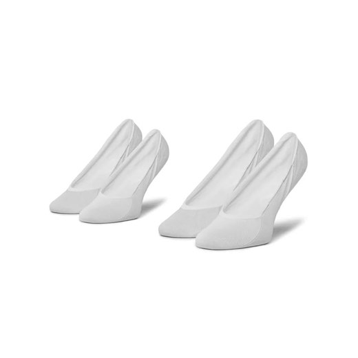 Tommy Hilfiger Zestaw 2 par stopek damskich 353007001 Biały ze sklepu MODIVO w kategorii Skarpetki damskie - zdjęcie 168443950