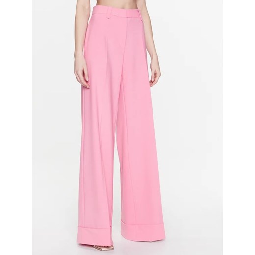 Pinko Spodnie materiałowe 100209 A0IH Różowy Relaxed Fit Pinko 44 okazyjna cena MODIVO