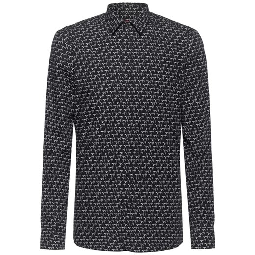 Hugo Koszula Elisha02 50443553 Czarny Extra Slim Fit 39 wyprzedaż MODIVO